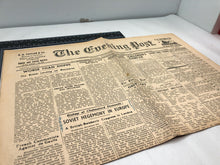 Lade das Bild in den Galerie-Viewer, Original WW2 British Newspaper Channel Islands Occupation Jersey - November 1944

