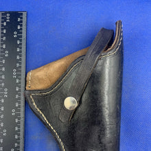 Load image into Gallery viewer, Vintage Black Leather Pistol Holster
