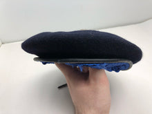 Load image into Gallery viewer, Genuine British Army Military Soldiers Beret Hat - Navy Blue - Size 56cm
