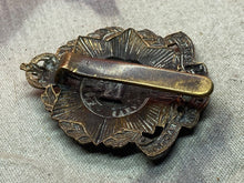 Load image into Gallery viewer, Original WW1  British Army Tenth London Hackney Regiment Cap Badge
