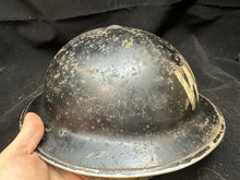 Load image into Gallery viewer, Original WW2 British Civil Defence Home Front Warden Helmet Complete
