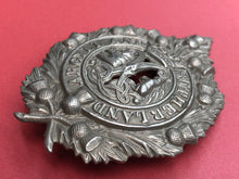 Lade das Bild in den Galerie-Viewer, Original WW2 British Army Argyll and Sutherland Highlanders Scottish Cap Badge
