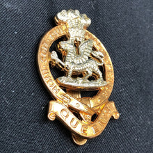 Load image into Gallery viewer, Genuine British Army Cap Badge - Queen&#39;s Regiment - The Militaria Shop

