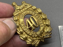 Lade das Bild in den Galerie-Viewer, Original British Army - 40th Second Somersetshire Regiment of Foot Cap Badge
