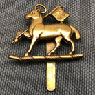 Original WW2 British Army Cap Badge - Queen's Royal Regiment (West Surrey) - The Militaria Shop