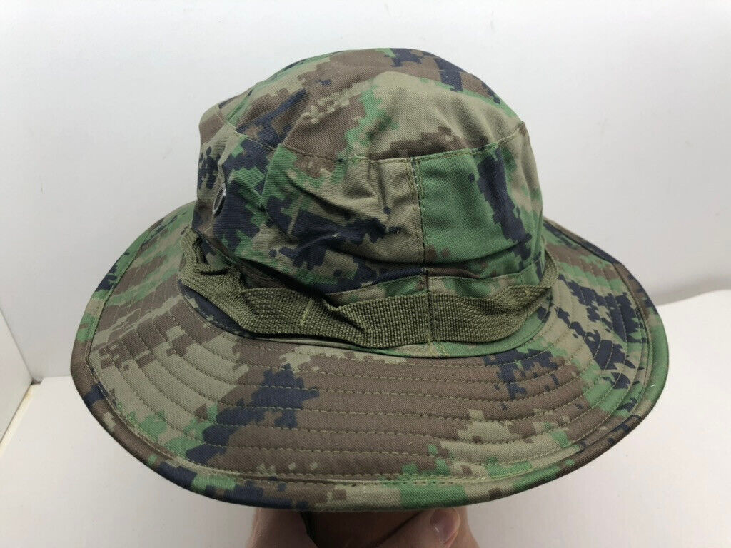 Genuine US Army Digital Jungle Camouflage Boonie Sun Hat Type II - Size 8 - The Militaria Shop