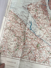 Load image into Gallery viewer, Original WW2 German Army Map of UK - Manchester / Liverpool / North West England
