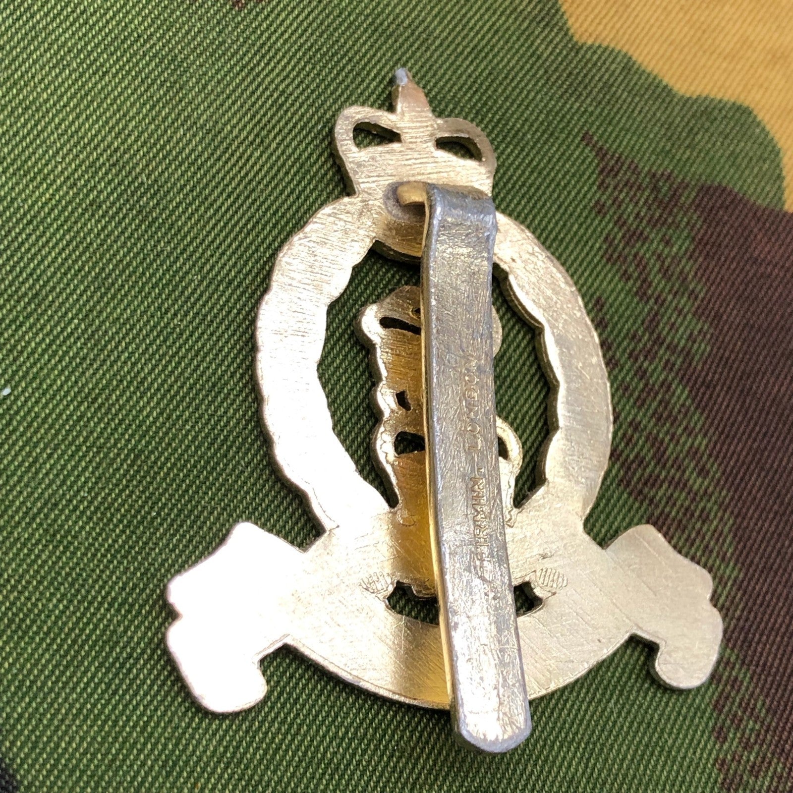 Original British Staybrite Army Cap Badge - Adjutant General's Corps - The Militaria Shop