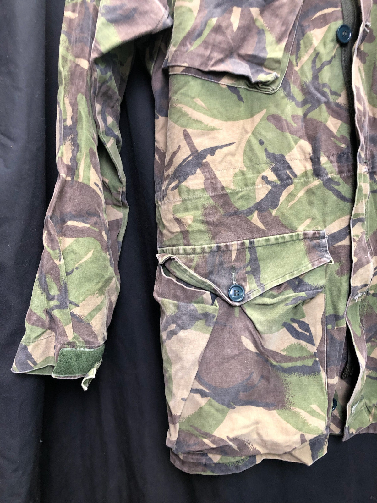 Vintage British Army Surplus Camouflaged Combat DPM Jacket - Size 180/96 - The Militaria Shop