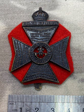 Load image into Gallery viewer, Original WW1 British Army The King&#39;s Royal Rifle Corps Cap Badge
