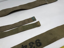 Load image into Gallery viewer, Original WW2 British Army 37 Pattern Canvass L Straps Set
