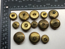 Load image into Gallery viewer, Original WW2 British Army Uniform Buttons - Royal Army Medical Corps RAMC
