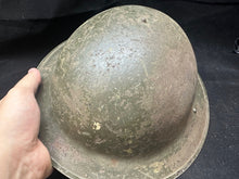 Load image into Gallery viewer, Original WW2 British Army Combat Helmet Complete with Liner - 1938 Dated
