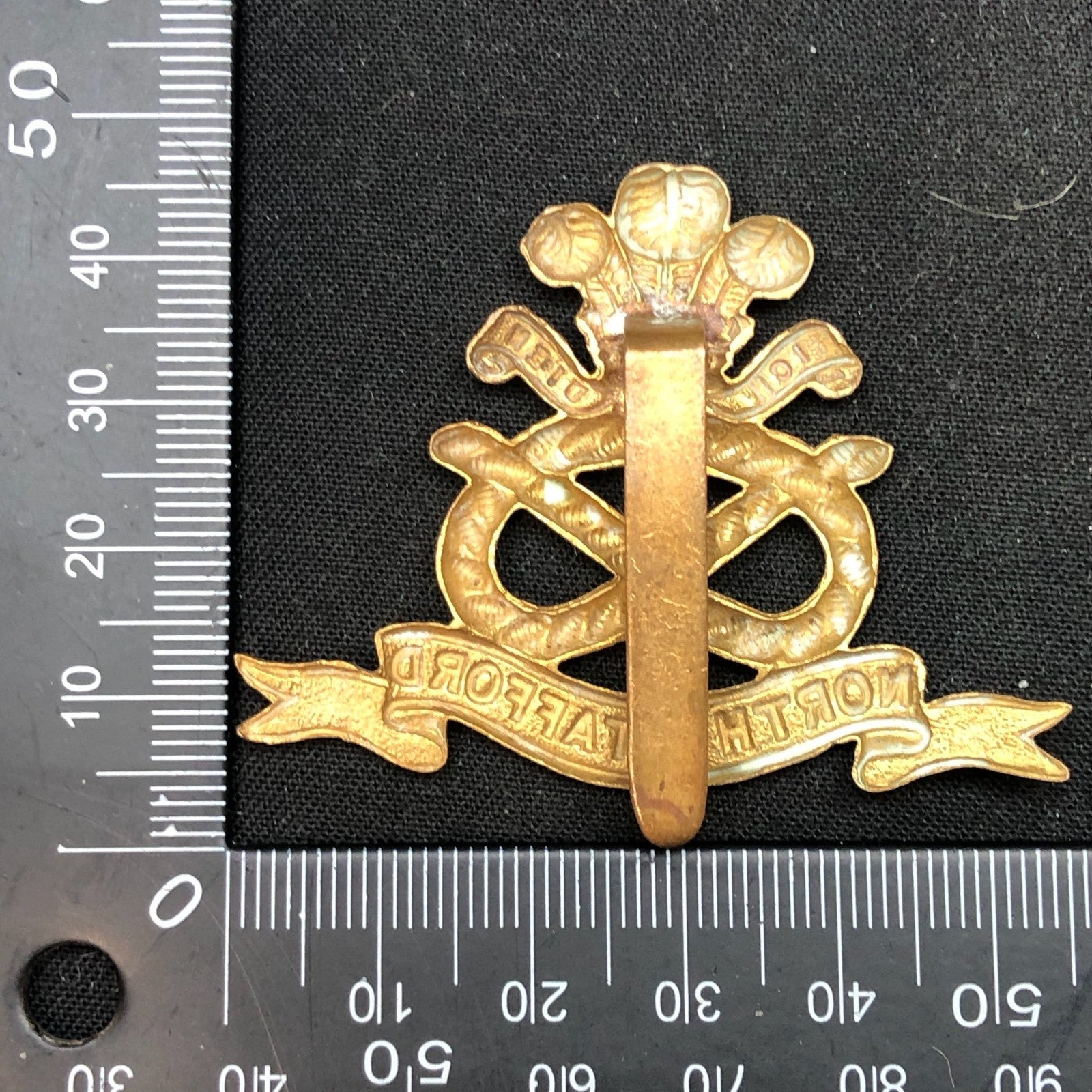 Original WW2 British Army Cap Badge - North Staffordshire Regiment - The Militaria Shop