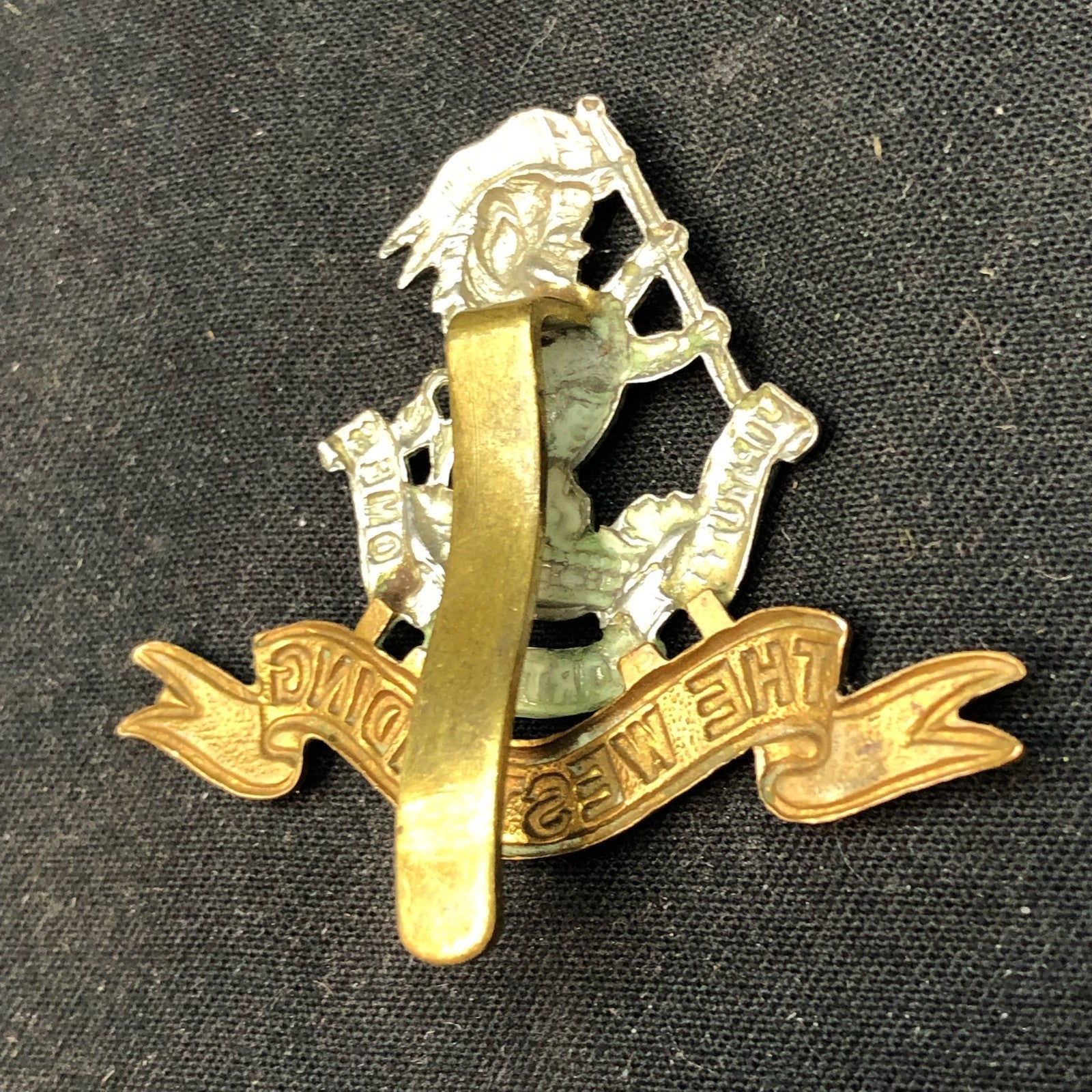 Original WW2 British Army Cap Badge - Duke of Wellington's West Riding Regiment - The Militaria Shop