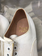 Genuine British Army Women's White Summer Shoes - WW2 Pattern - Size UK 6M - The Militaria Shop