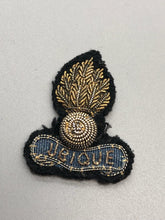 Load image into Gallery viewer, Original WW2 British Army Royal Engineers Bullion Uniform Collar Badge
