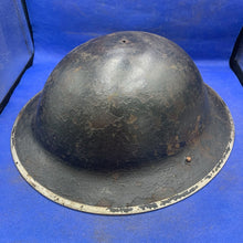 Load image into Gallery viewer, Original British Army Mk2 Combat Helmet - Untouched WW2 Example
