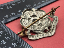 Load image into Gallery viewer, Original WW1 British Army Lancashire Hussars Cap Badge
