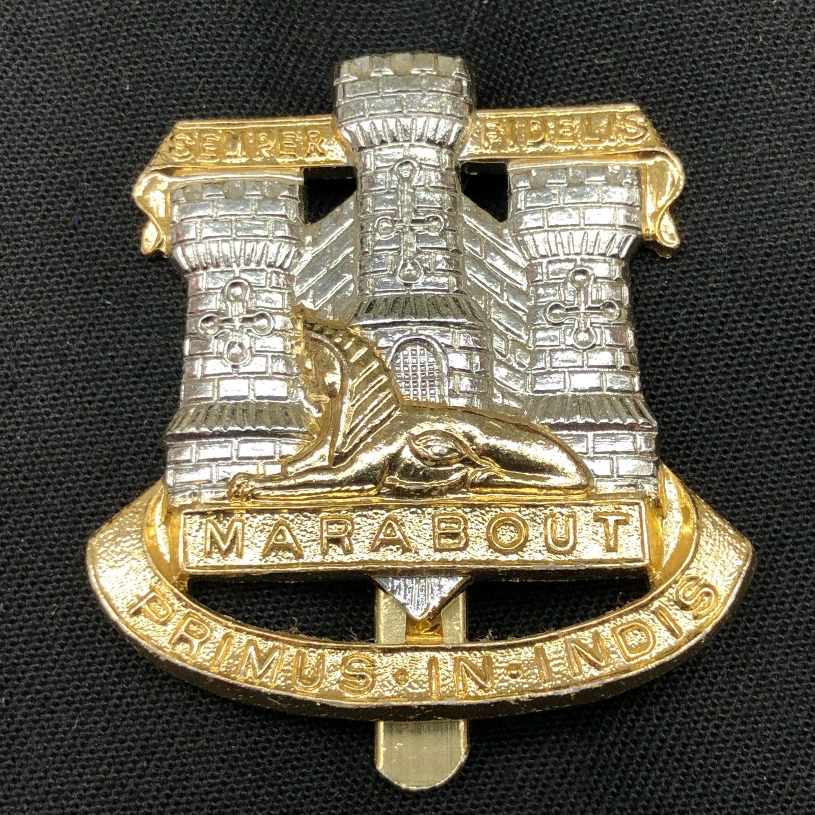 Original British Staybrite Army Cap - Dorset Regiment - The Militaria Shop