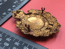 Load image into Gallery viewer, Original WW2 British Army Cap Badge - King&#39;s Own Malta Regiment
