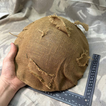 Load image into Gallery viewer, WW2 British Army Style Combat Helmet &amp; Hessien Cover - Complete with Liner
