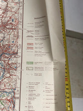 Load image into Gallery viewer, Original WW2 German Army Map of UK - Manchester / Liverpool / North West England
