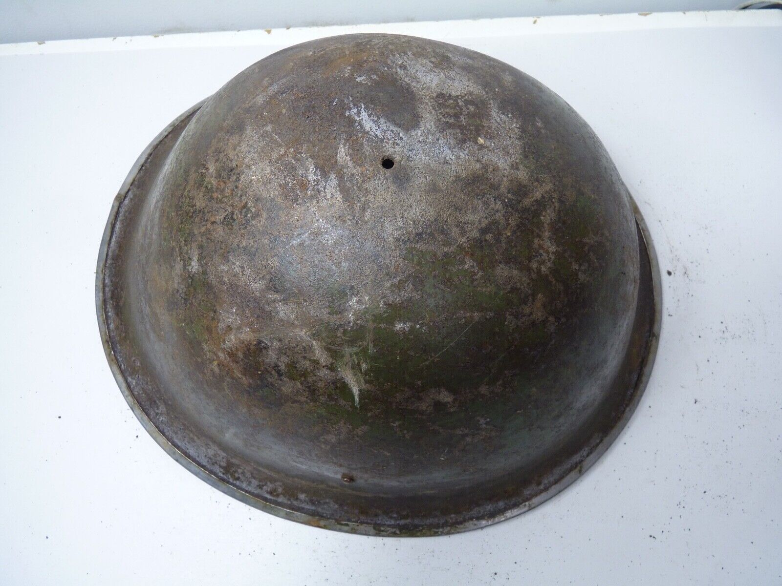 Mk3 Canadian / British Army Original WW2 Turtle Helmet High Rivet - The Militaria Shop