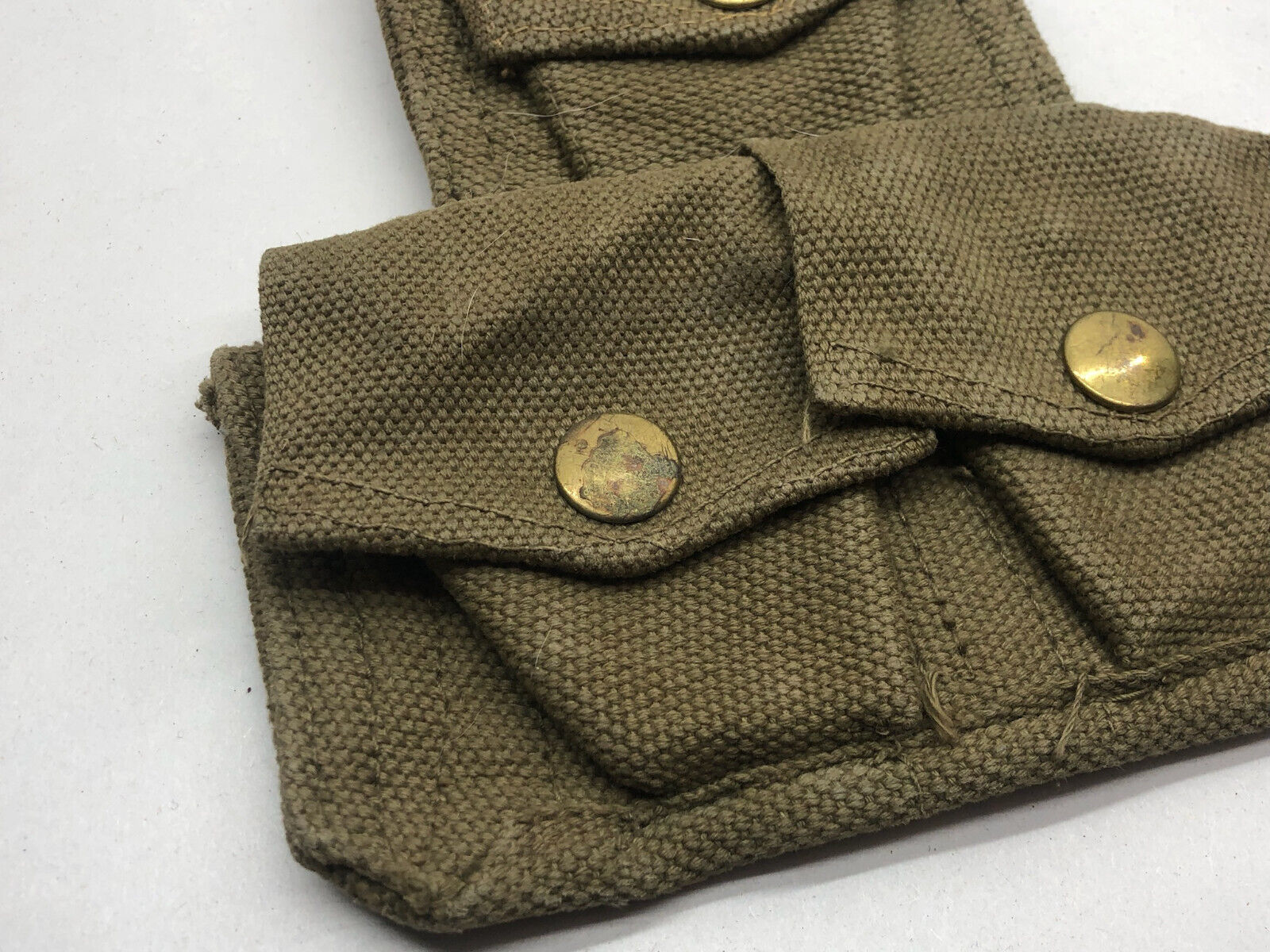 Genuine 37 Pattern Army 3 Pocket Rifle Pouch - WW2 British Army Style - The Militaria Shop