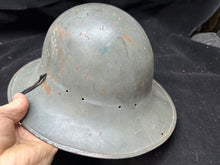 Load image into Gallery viewer, Original WW2 British Civil Defence Civillian Zuckerman Helmet - 1941 Dated
