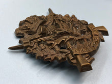 Load image into Gallery viewer, British Army Aberdeen Militia Volunteers Victorian Crown Cap Badge
