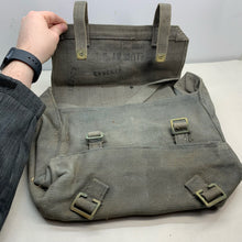 Load image into Gallery viewer, Original British Army / RAF Small Pack &amp; Shoulder Strap Set - WW2 37 Pattern
