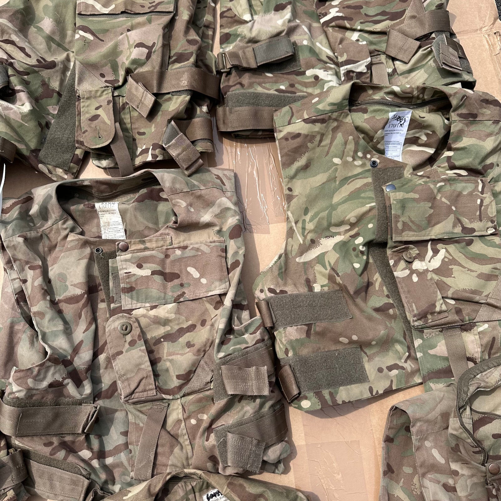 Genuine British Army ECBA / IS MTP Body Armour Cover Vest - Size 180/116 - The Militaria Shop