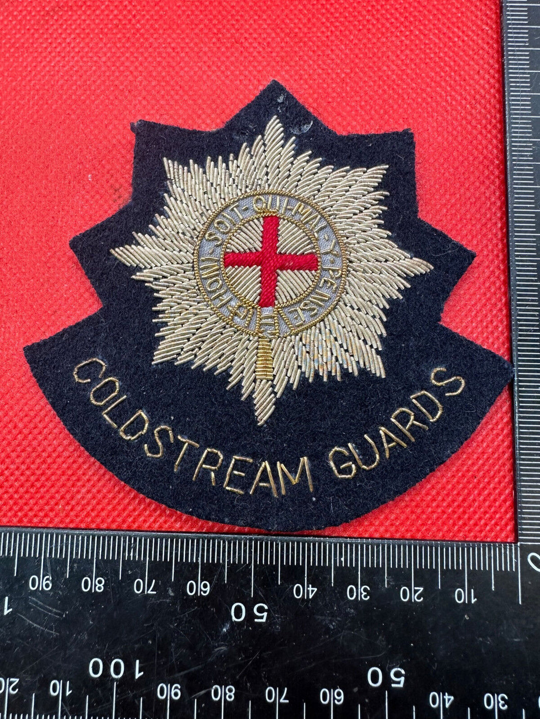 British Army Bullion Embroidered Blazer Badge - Coldstream Guards