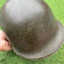 Load image into Gallery viewer, Original WW2 US Army M1 Split Front Swivel Bail Combat Helmet
