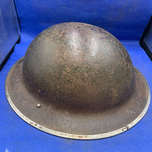 Load image into Gallery viewer, Original WW2 British Army Mk2 Brodie Combat Helmet
