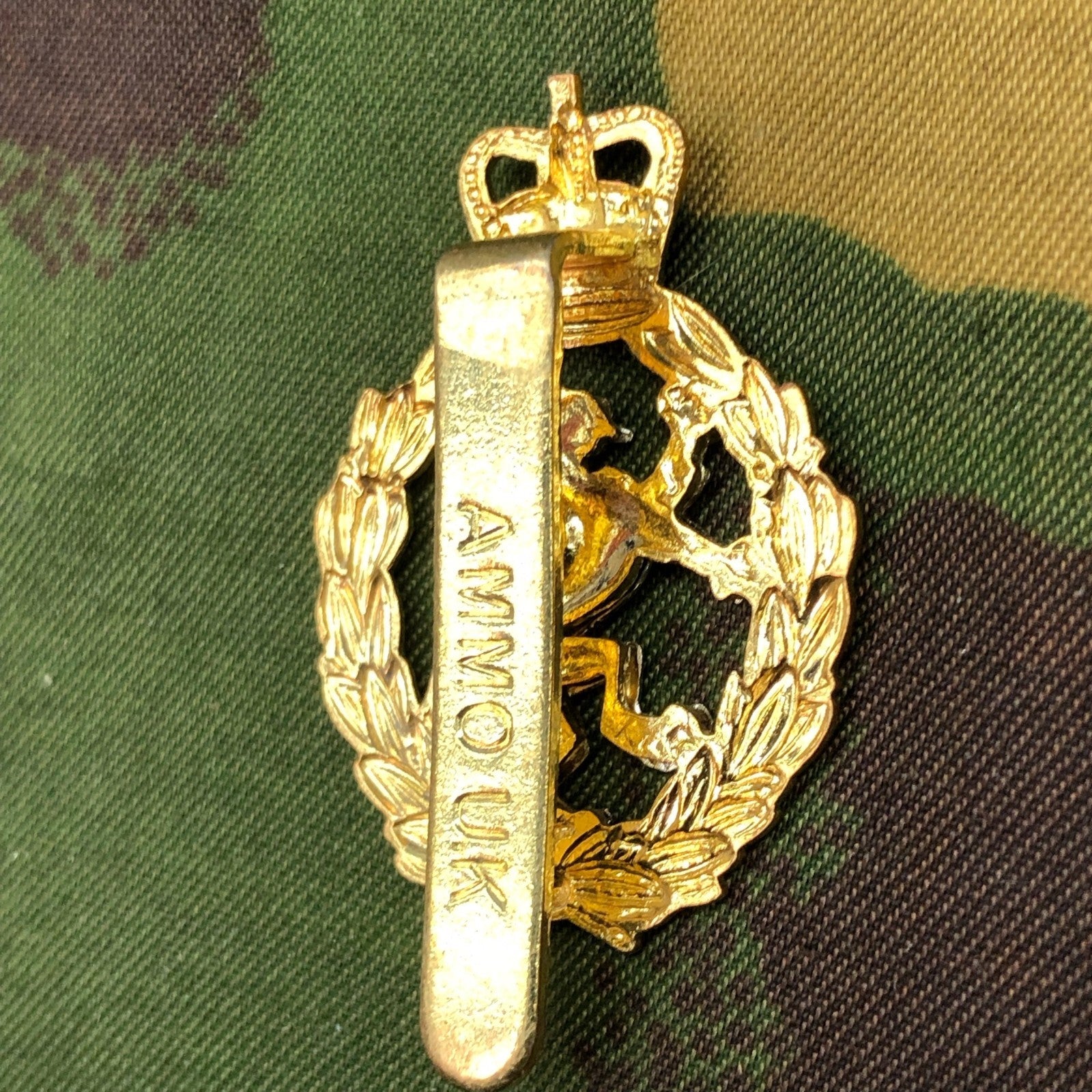 Original British Staybrite Army Cap Badge - Women's Royal Army Corps - The Militaria Shop