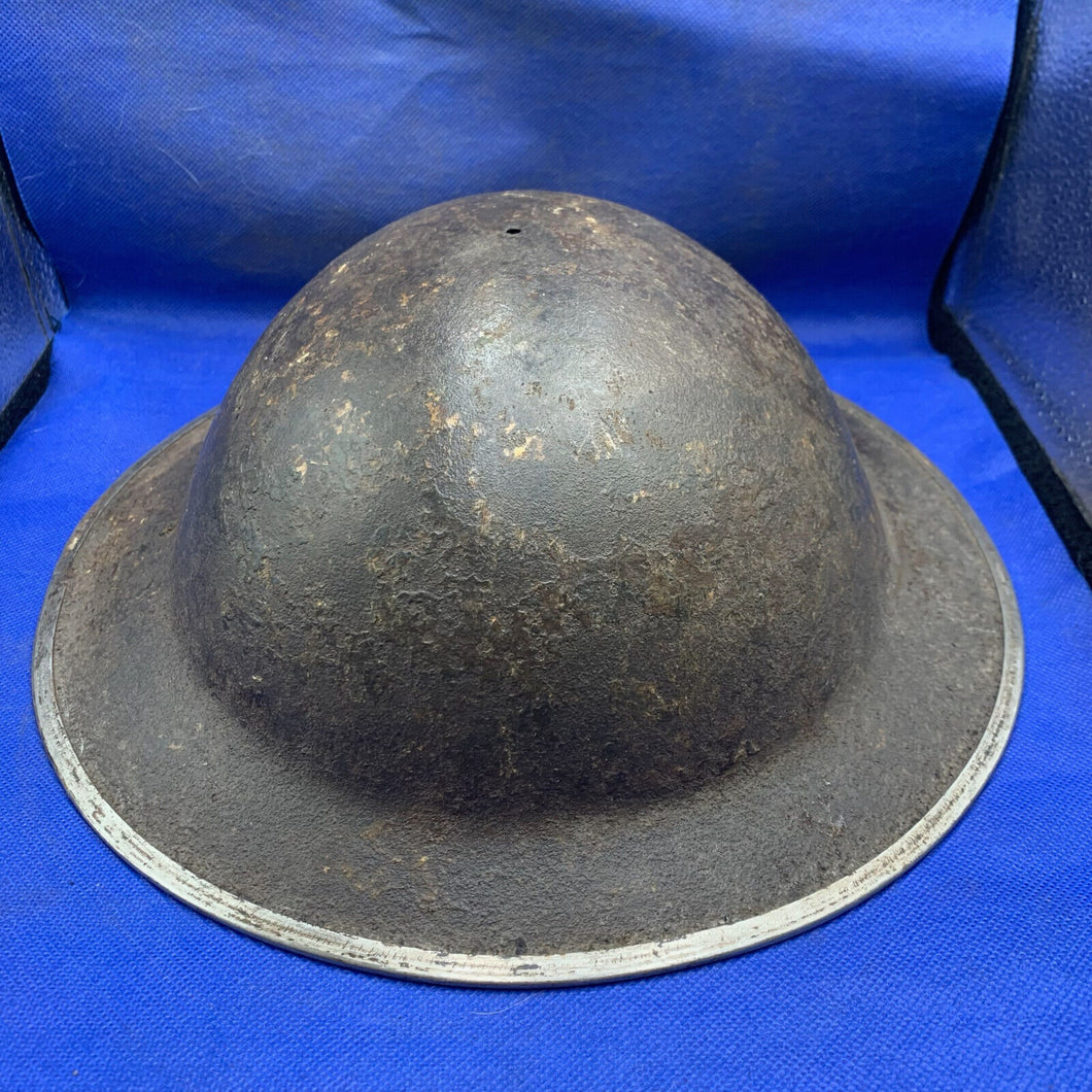 Original WW2 British Army Mk2 Brodie Combat Helmet - South African Made