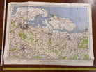 Original WW2 British Army GSGS OS Map England - Chatham & Maidstone - The Militaria Shop