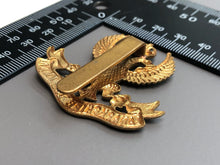 Load image into Gallery viewer, Original British Army WW2 Lanarkshire Regiment Cap Badge
