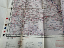 Load image into Gallery viewer, Original WW2 British Army / RAF Map Showing RAF Bases - Khartoum Africa
