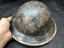 Load image into Gallery viewer, Original WW2 British Civil Defence Home Front Mk2 Brodie Helmet - Named
