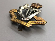 Charger l&#39;image dans la galerie, Genuine British Army 8th Kings Royal Irish Hussars Cap Badge
