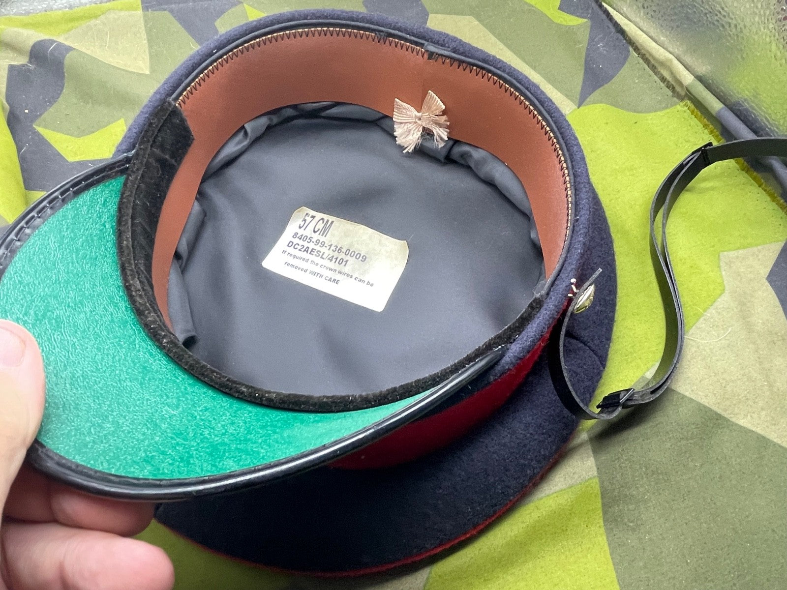 Original British Army REME Peaked Cap - Size 57cm - The Militaria Shop