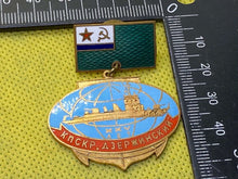 Charger l&#39;image dans la galerie, 1980&#39;s/90&#39;s Era Soviet Naval Mariner&#39;s Award / Badge in Excellent Condition
