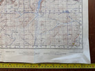 Original WW2 British Army OS Map of Scotland - Loch Ericht & Loch Laggan - The Militaria Shop
