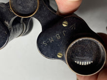 Load image into Gallery viewer, Original WW1 / WW2 British Army Binoculars in Case. London Maker &amp; WD Marked
