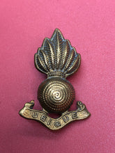 Load image into Gallery viewer, Original British Army RA Royal Artillery Collar Badge
