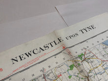 Load image into Gallery viewer, Original British Army GSGS Map - Newcastle Upon Tyne
