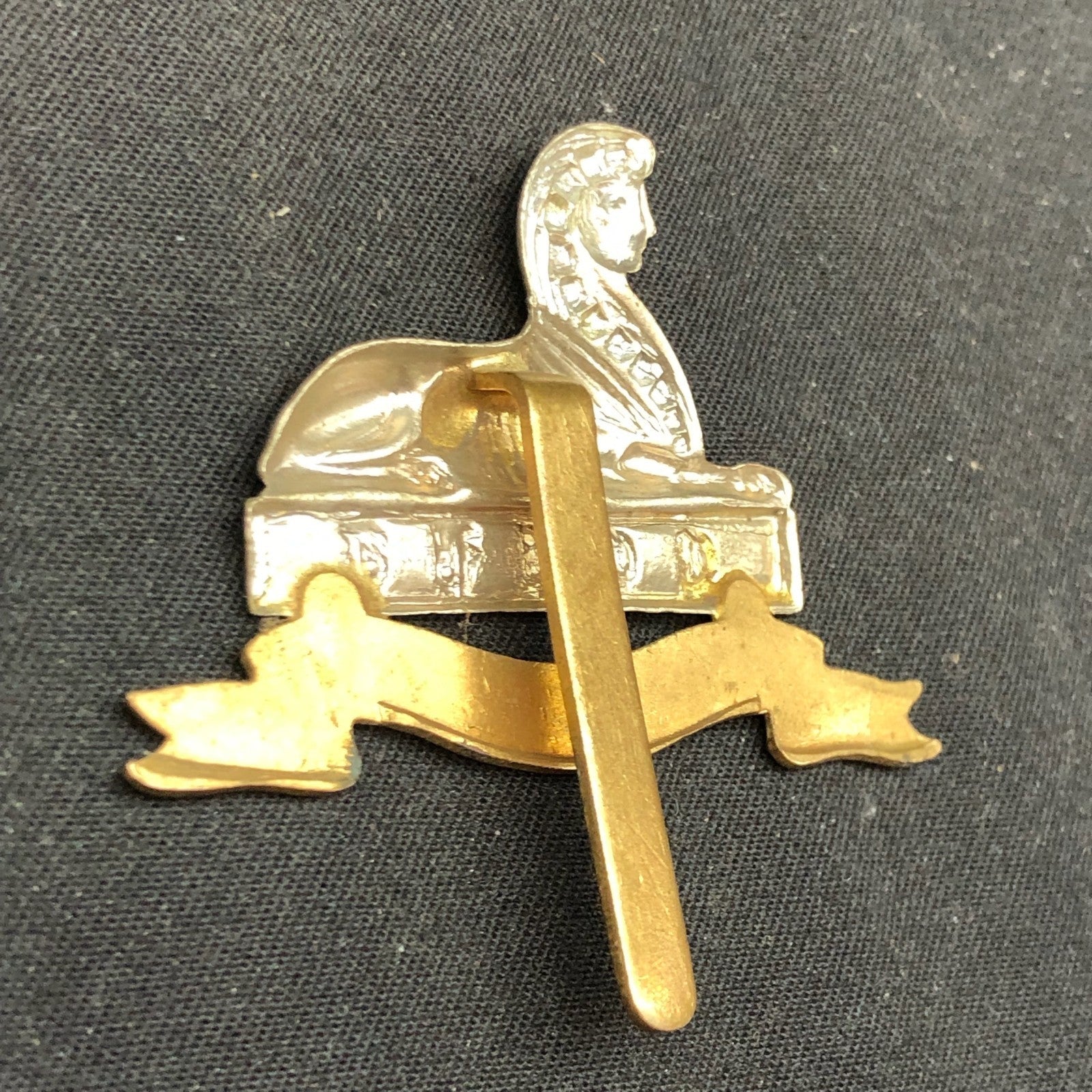 Original WW2 British Army Cap Badge - Royal Lincolnshire Regiment - The Militaria Shop